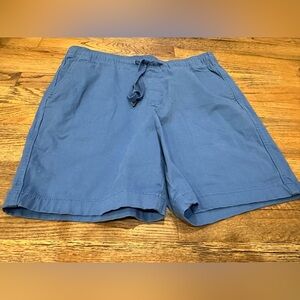 GAP Pull On Shorts Mens Medium Blue Elastic Waist Drawstring